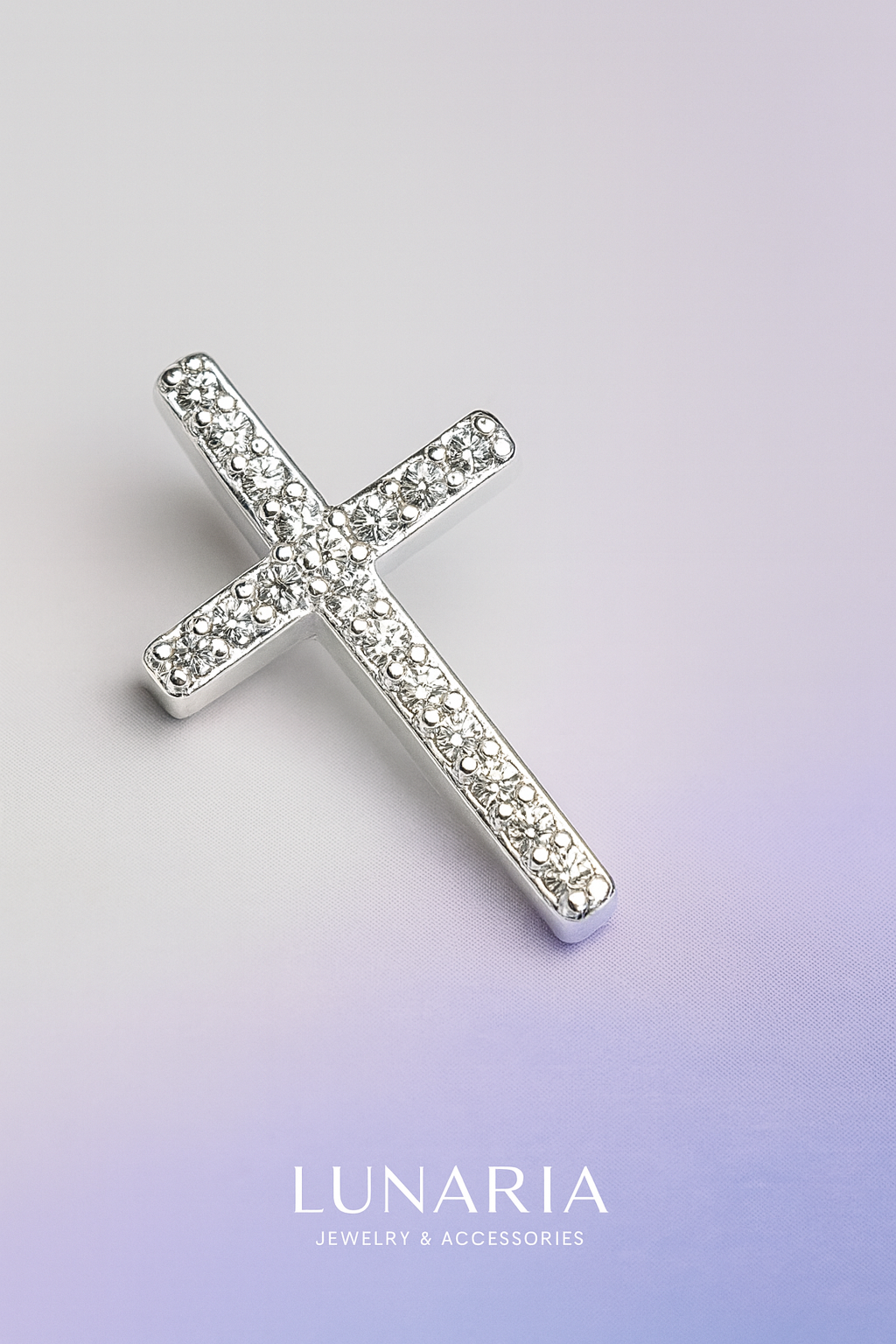 Dije Cruz Diamantada