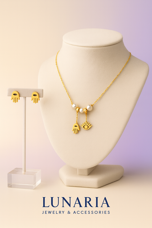 Set de Collar y aretes