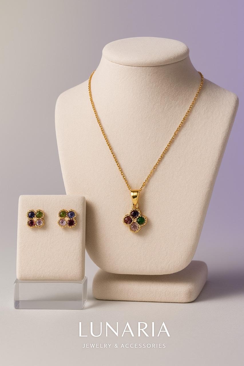 Set de Collar y Aretes