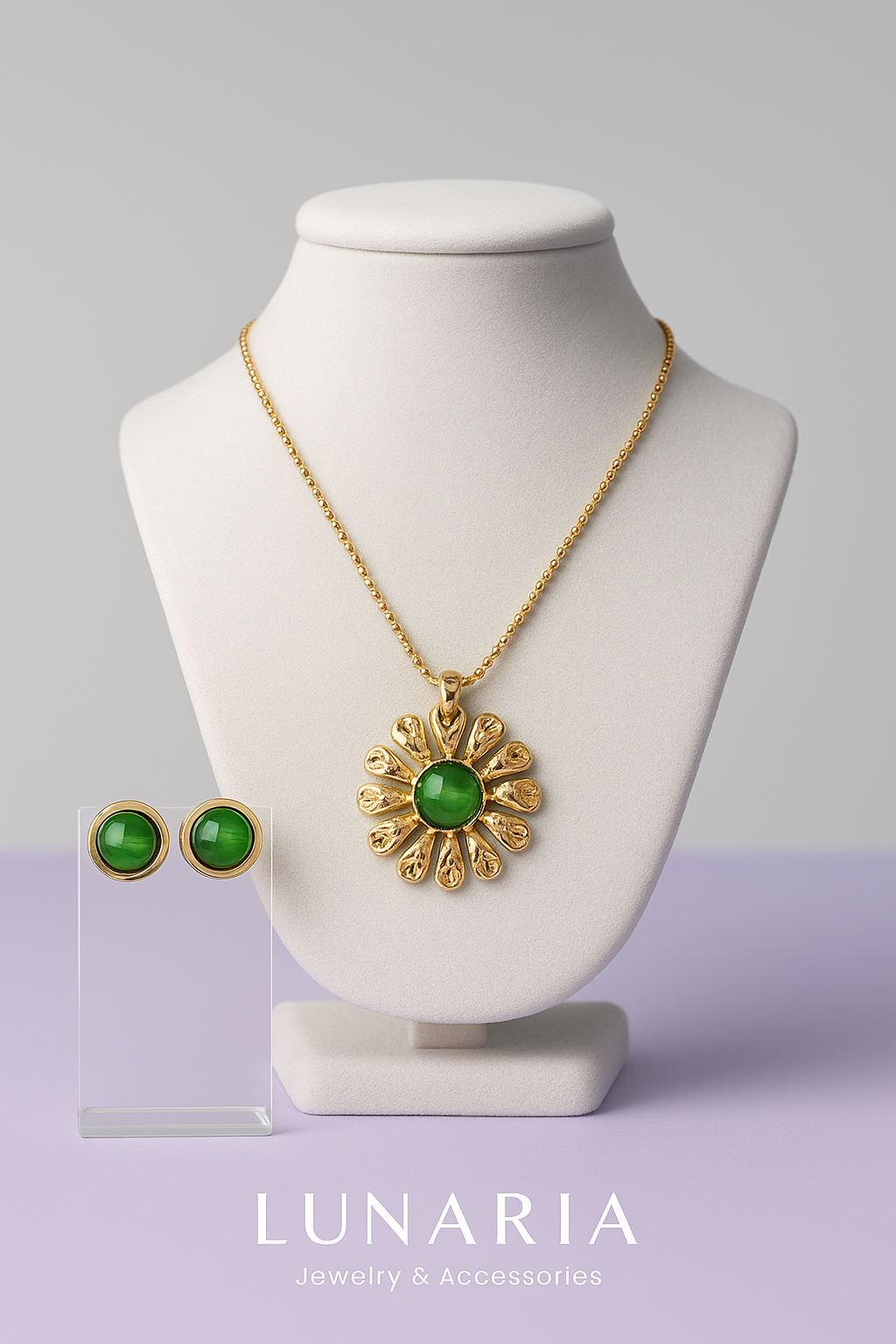 Set de Collar y aretes