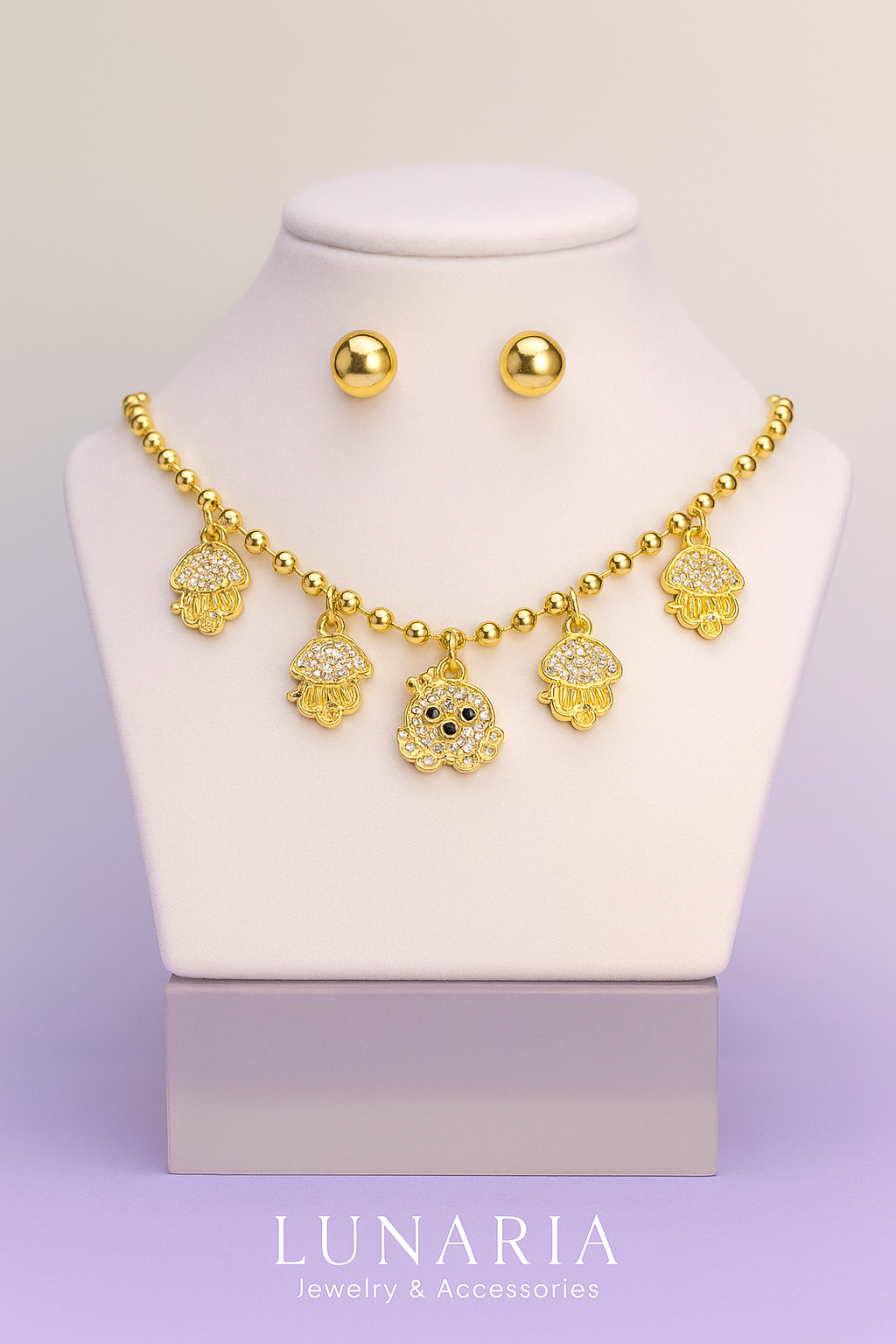 Set de Collar y Aretes