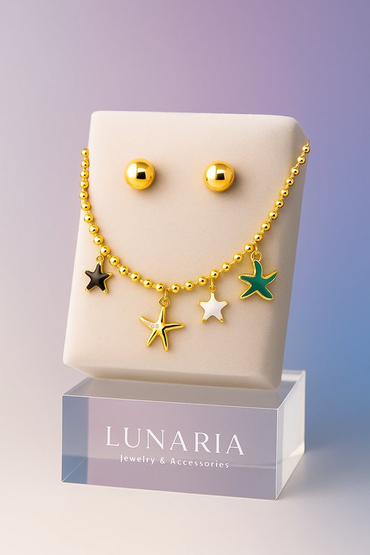 Set de Collar y Aretes