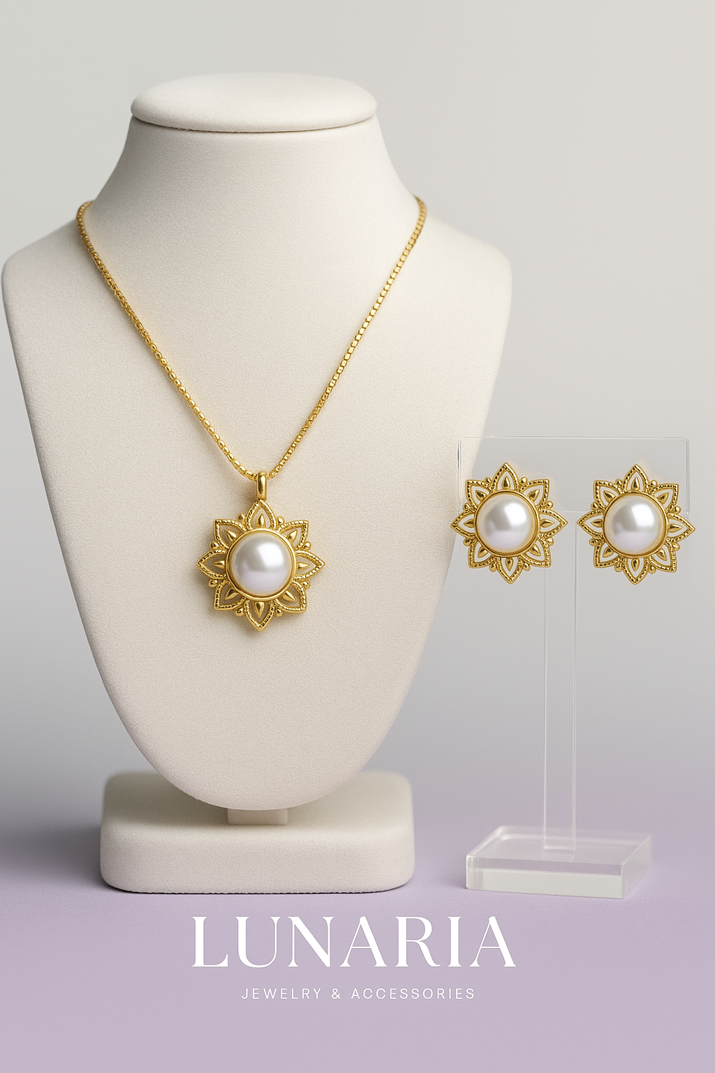 Set de Collar y aretes