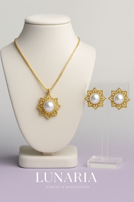 Set de Collar y aretes