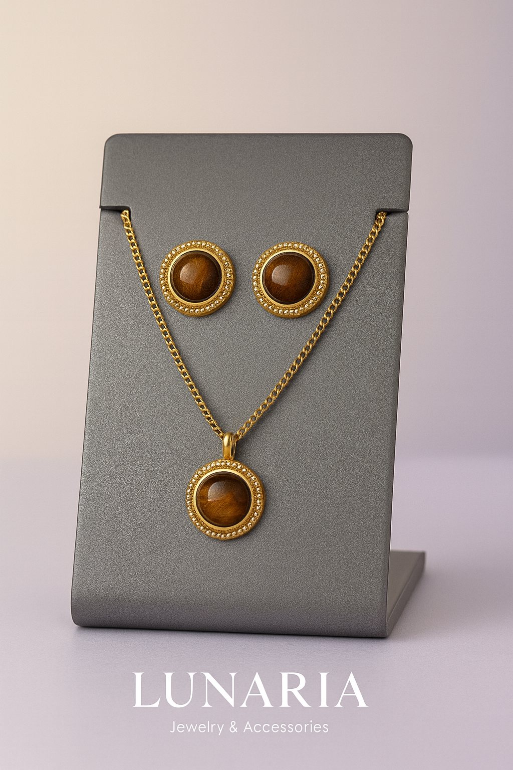 Set de Collar y aretes