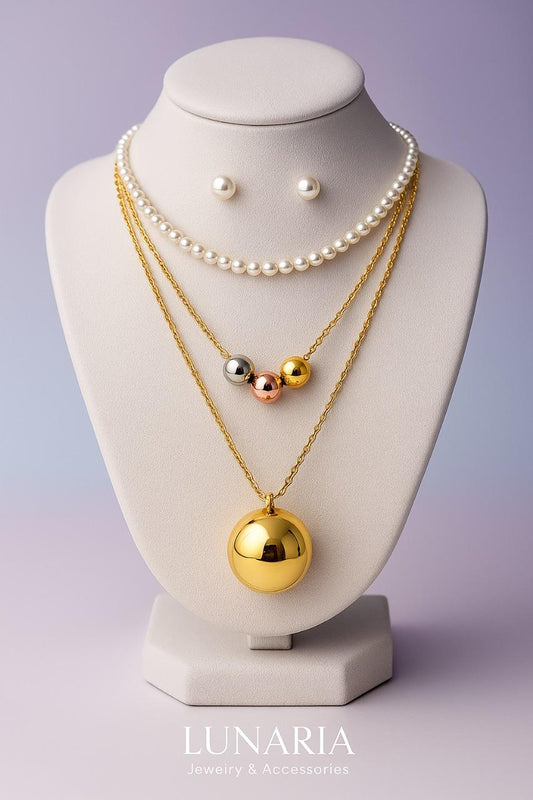 Set de Collar y Aretes