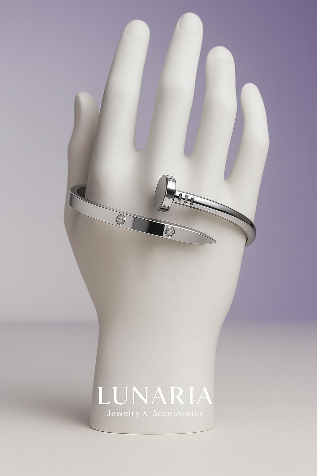 Brazalete Cartier Plateado