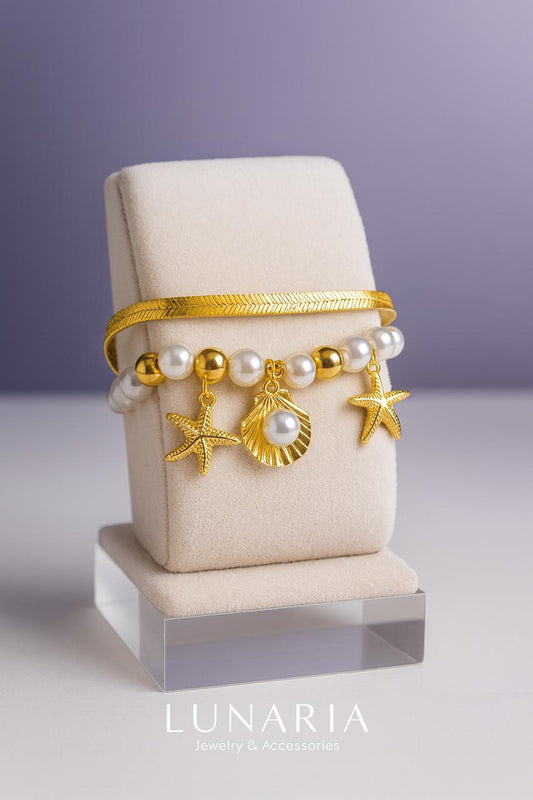 Pulsera Sirena Dorada