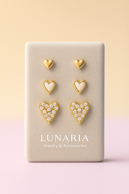 Set de Topos Amor Dorado