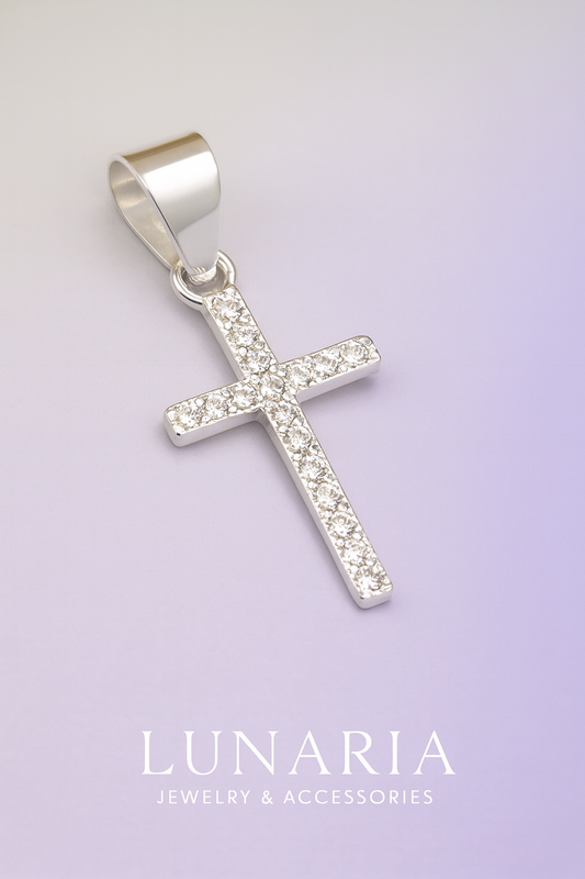 Dije de Cruz Diamantada