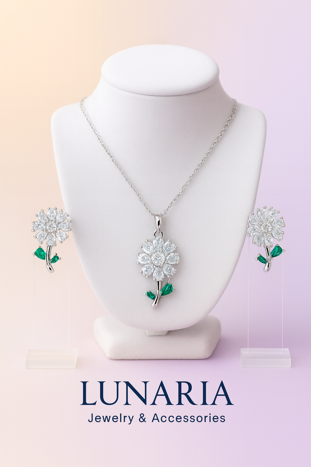 Set de Collar y Aretes