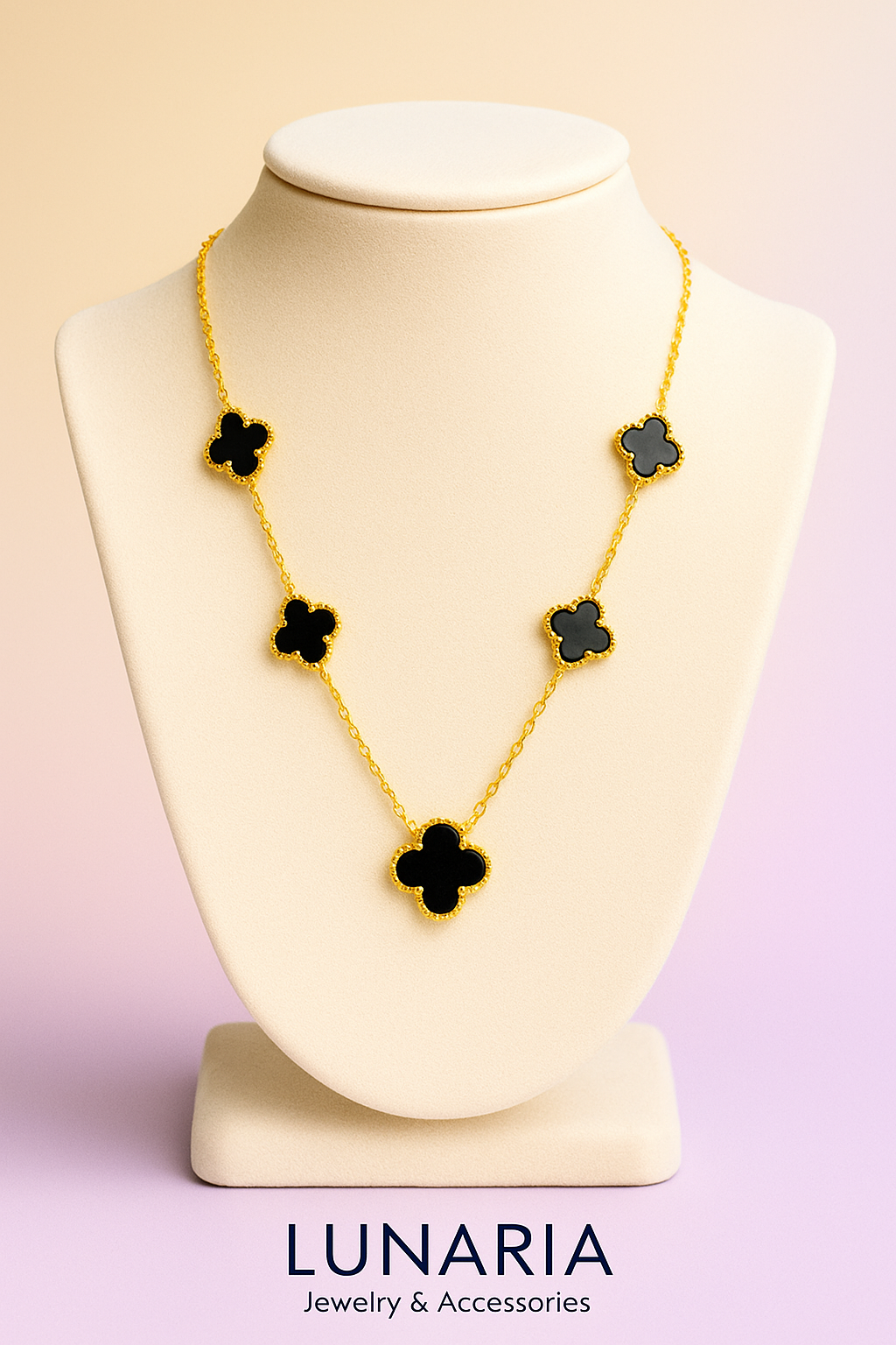 Cadena Van Cleef Negra