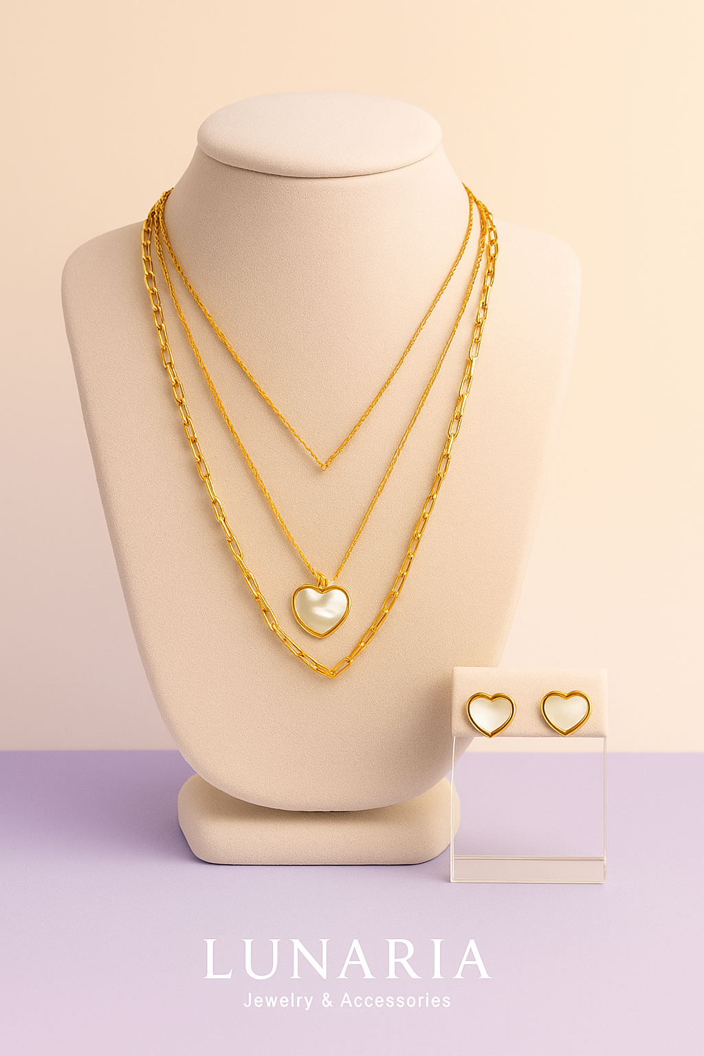 Set de Collar y aretes