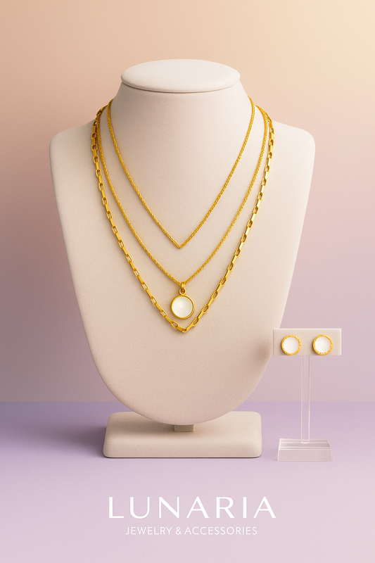 Set de Collar y aretes