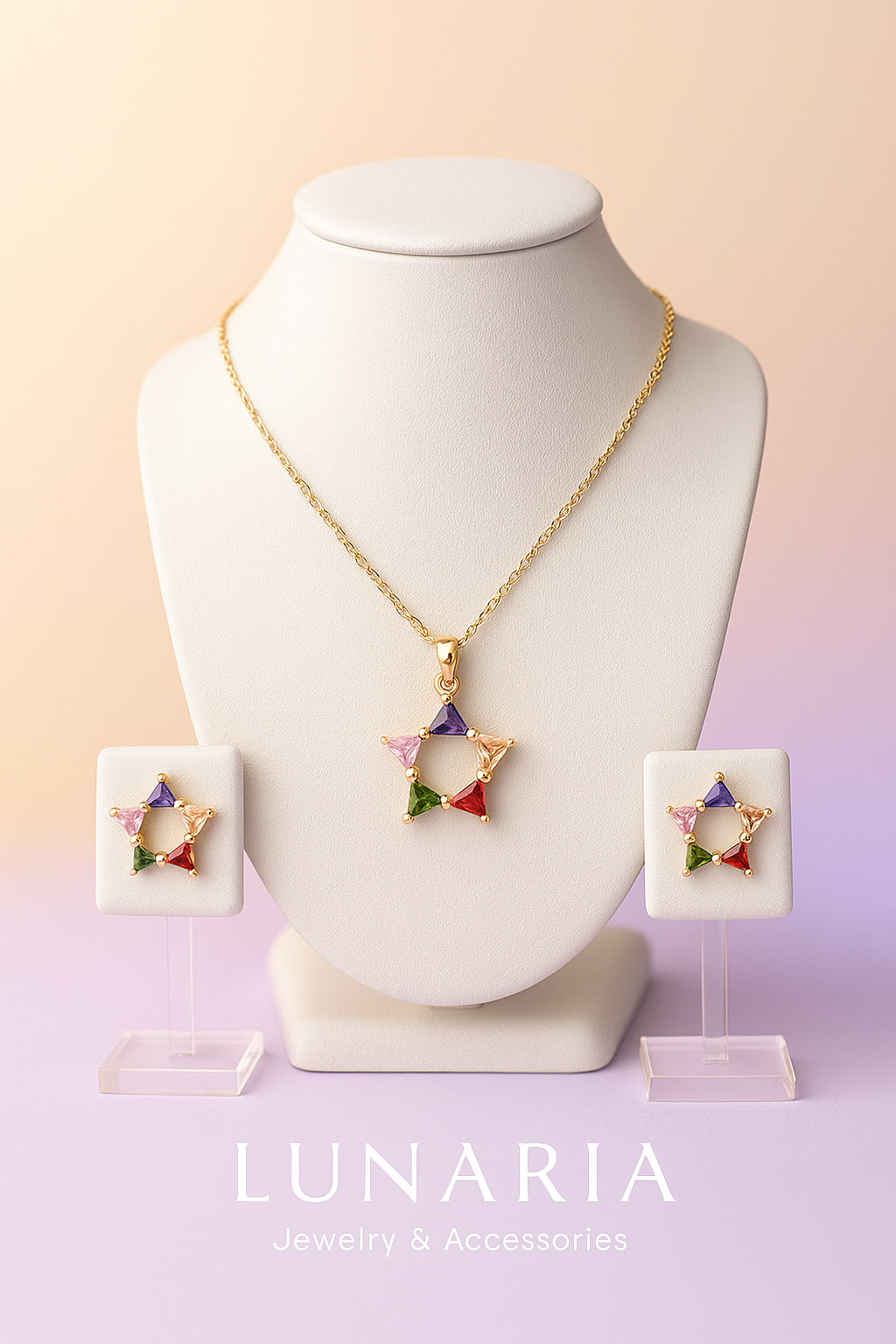 Set de Collar y Aretes