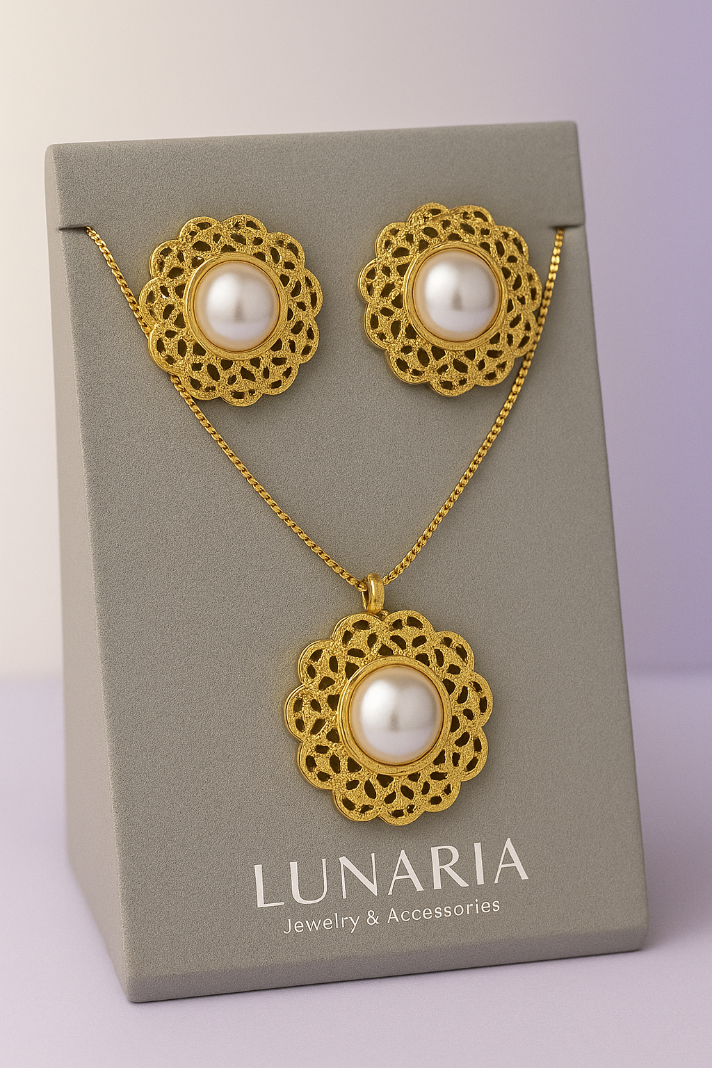 Set de Collar y aretes