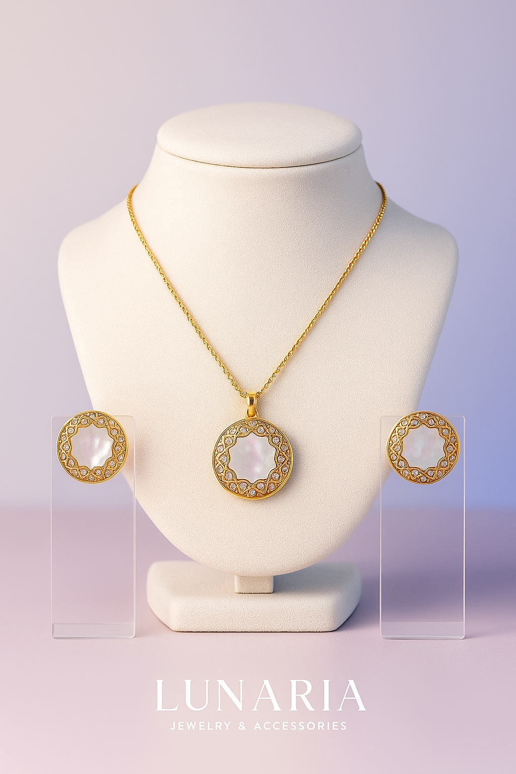 Set de Collar y aretes