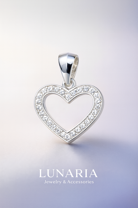 Dije de Corazon Diamantado