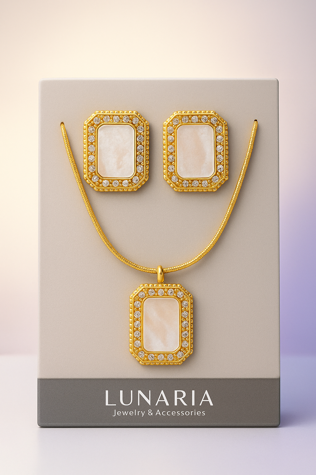 Set de Collar y aretes