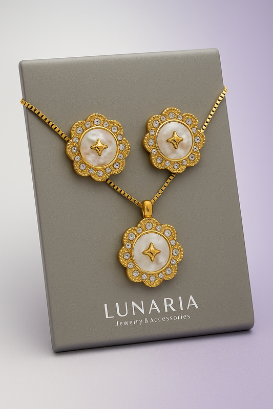 Set de Collar y aretes