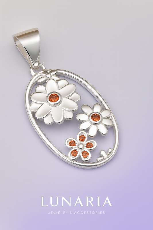 Dije Medalla de Margaritas