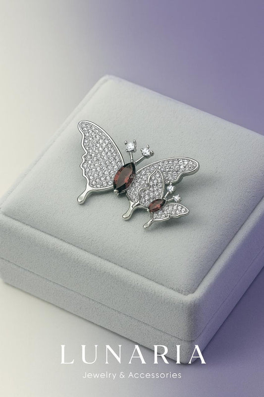 Prendedor Primavera Plateada