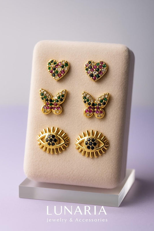 Set de Topos Proteccion Dorada