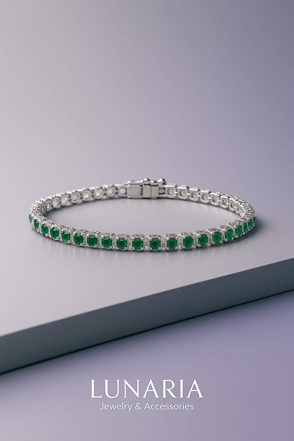 Pulsera Tennis Verde