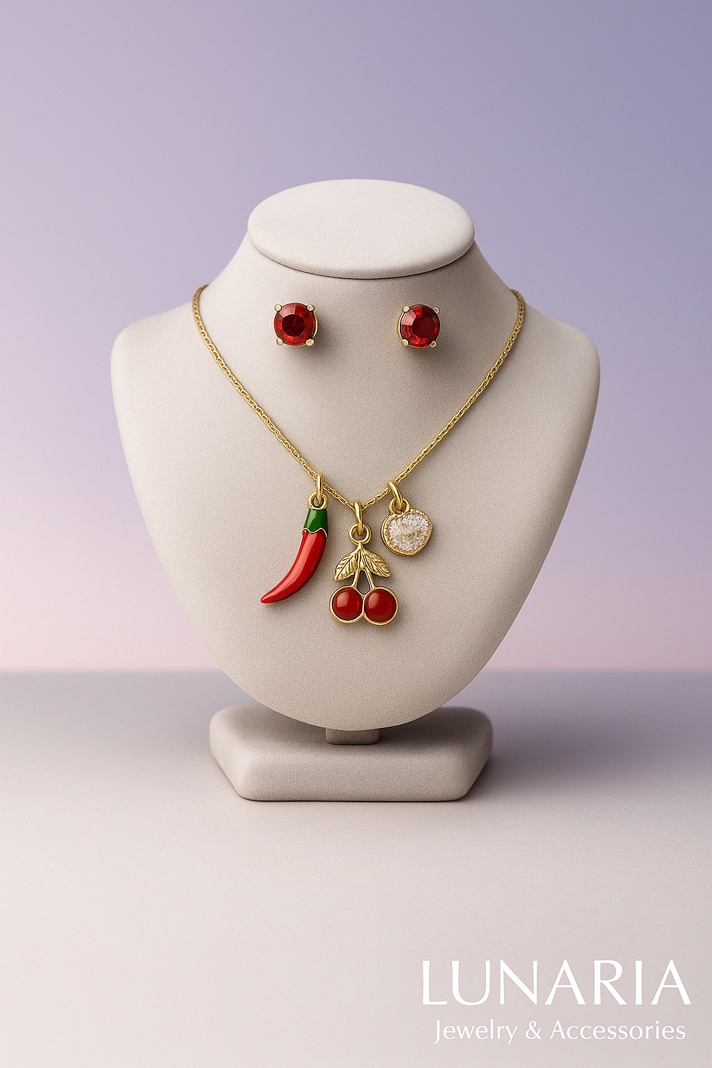 Set de Collar y Aretes