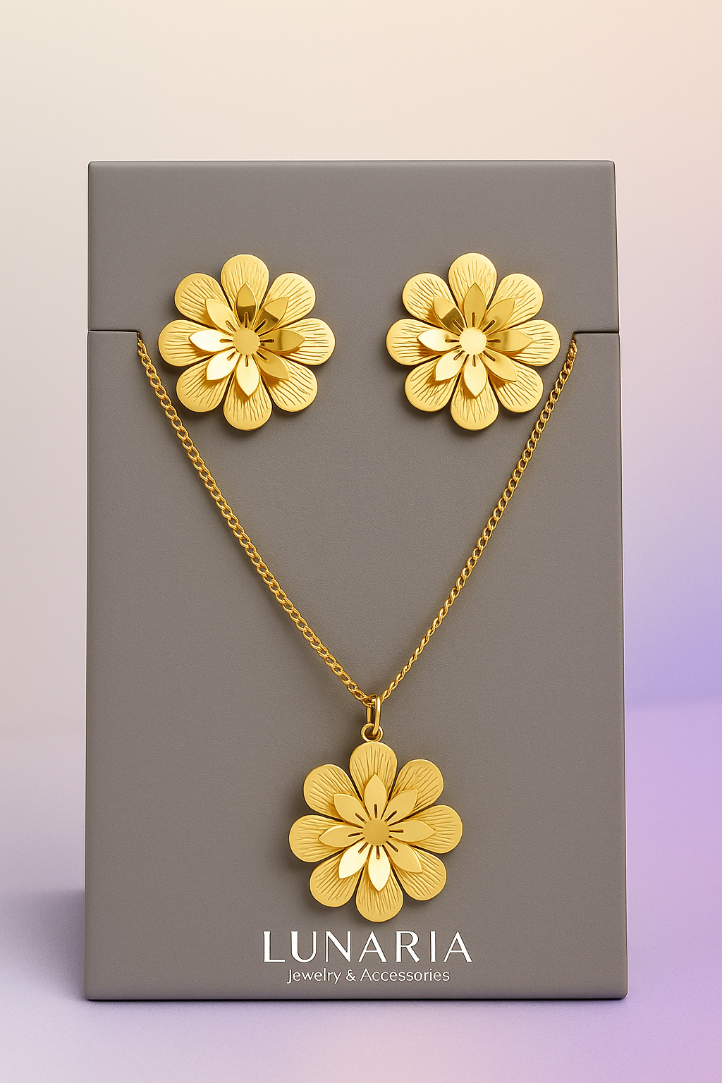 Set de Collar y aretes