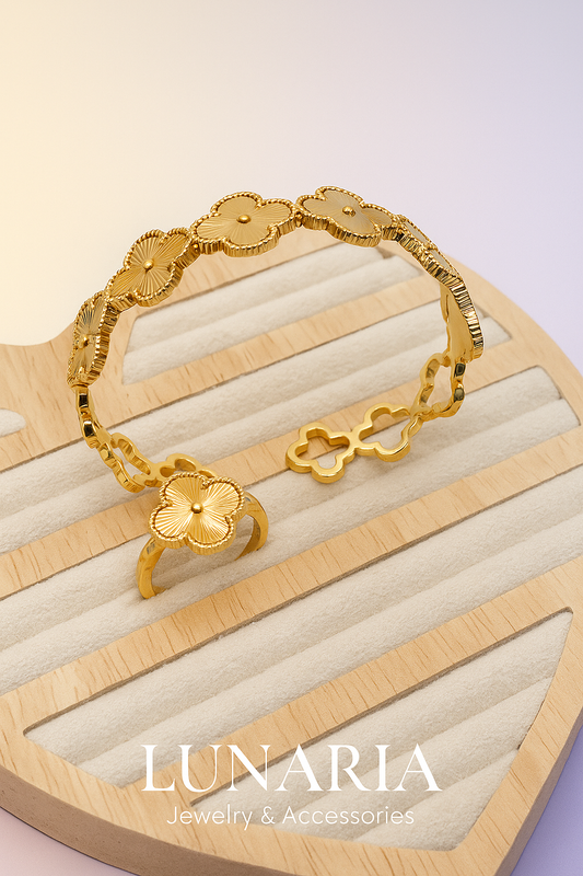 Juego de Brazalete con Anillo