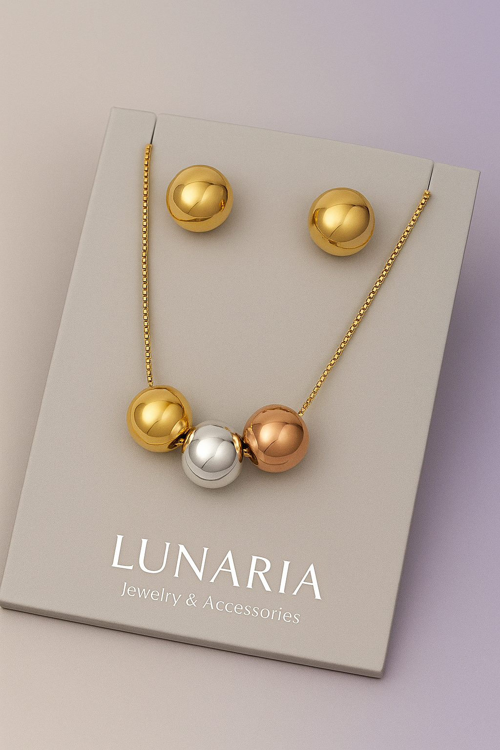 Set de Collar y Aretes