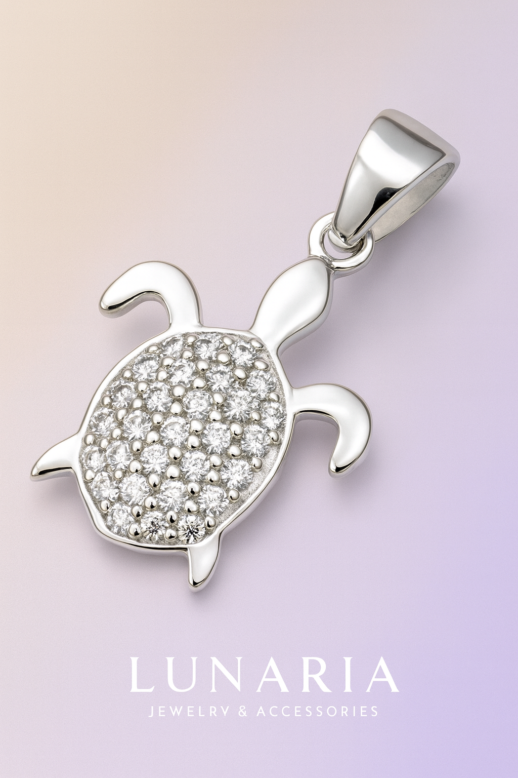 Dije de Tortuga Diamantada