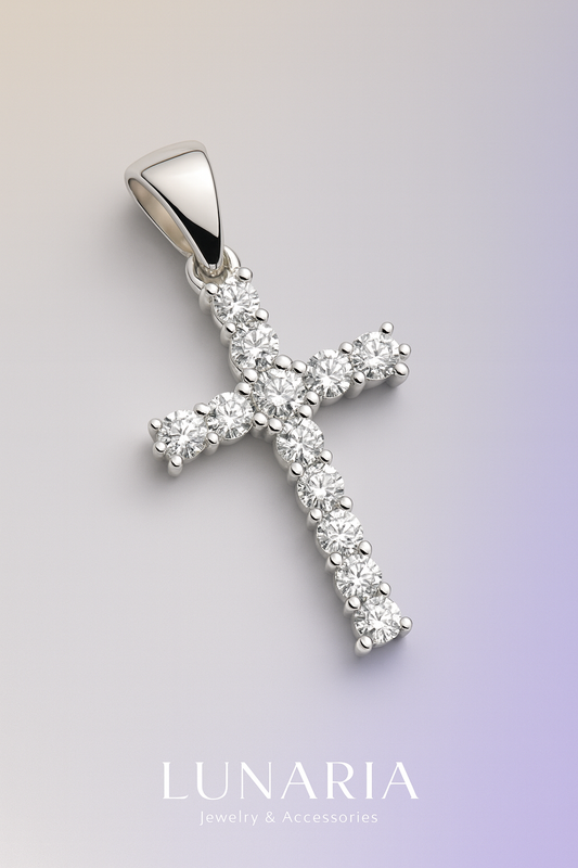 Dije Cruz Diamantada