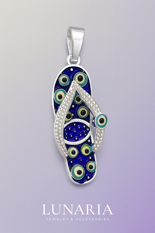 Dije Chancla de Ojos Turcos