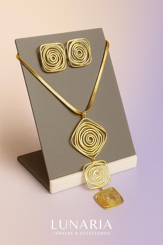 Set de Collar y aretes