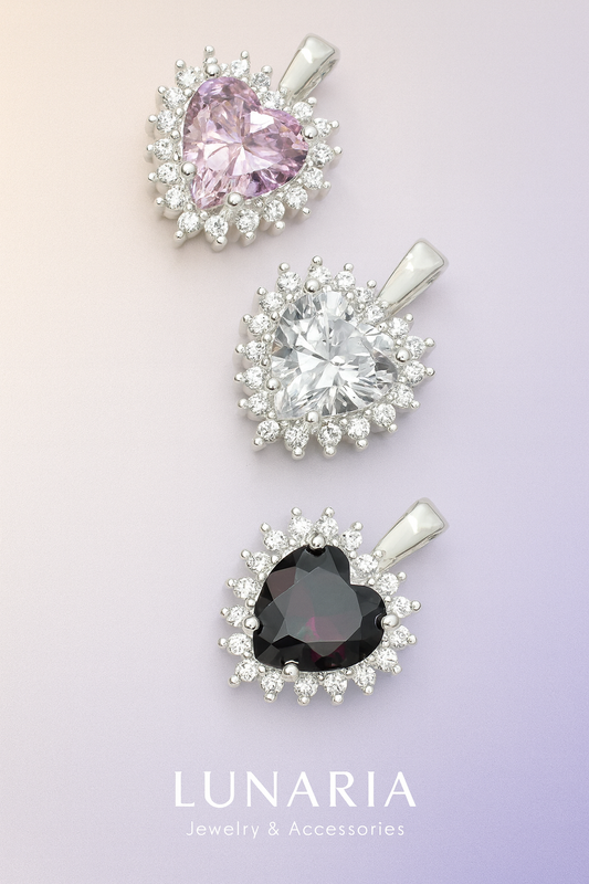 Dije de Corazon Diamantado