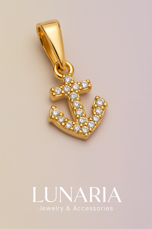 Dije Ancla Diamantada