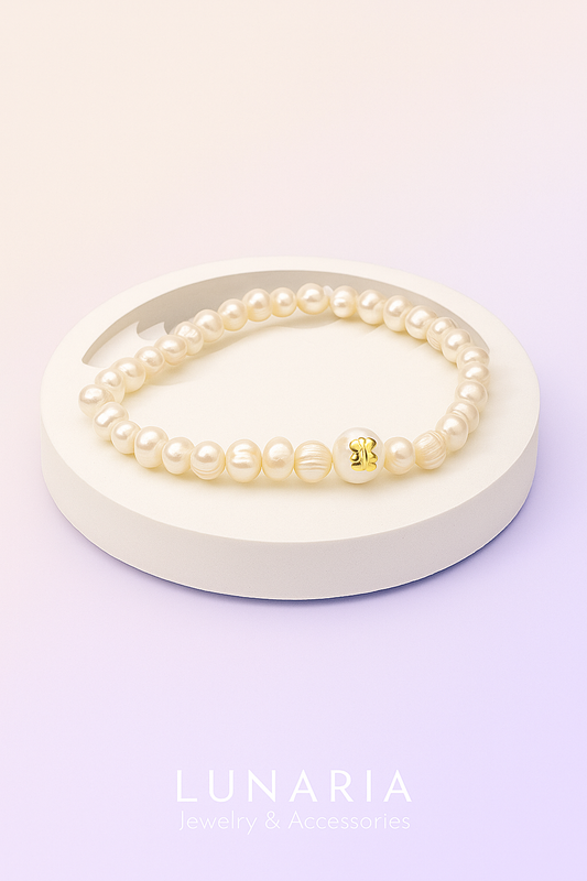 Pulsera con Perlas Naturales