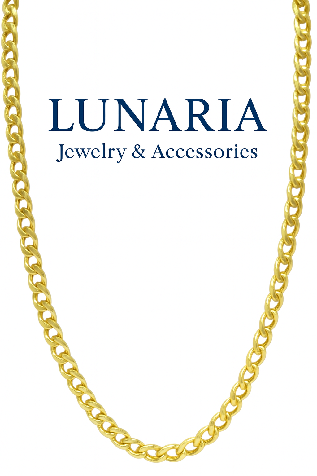 Cadena Tejido Barbado 65 cm