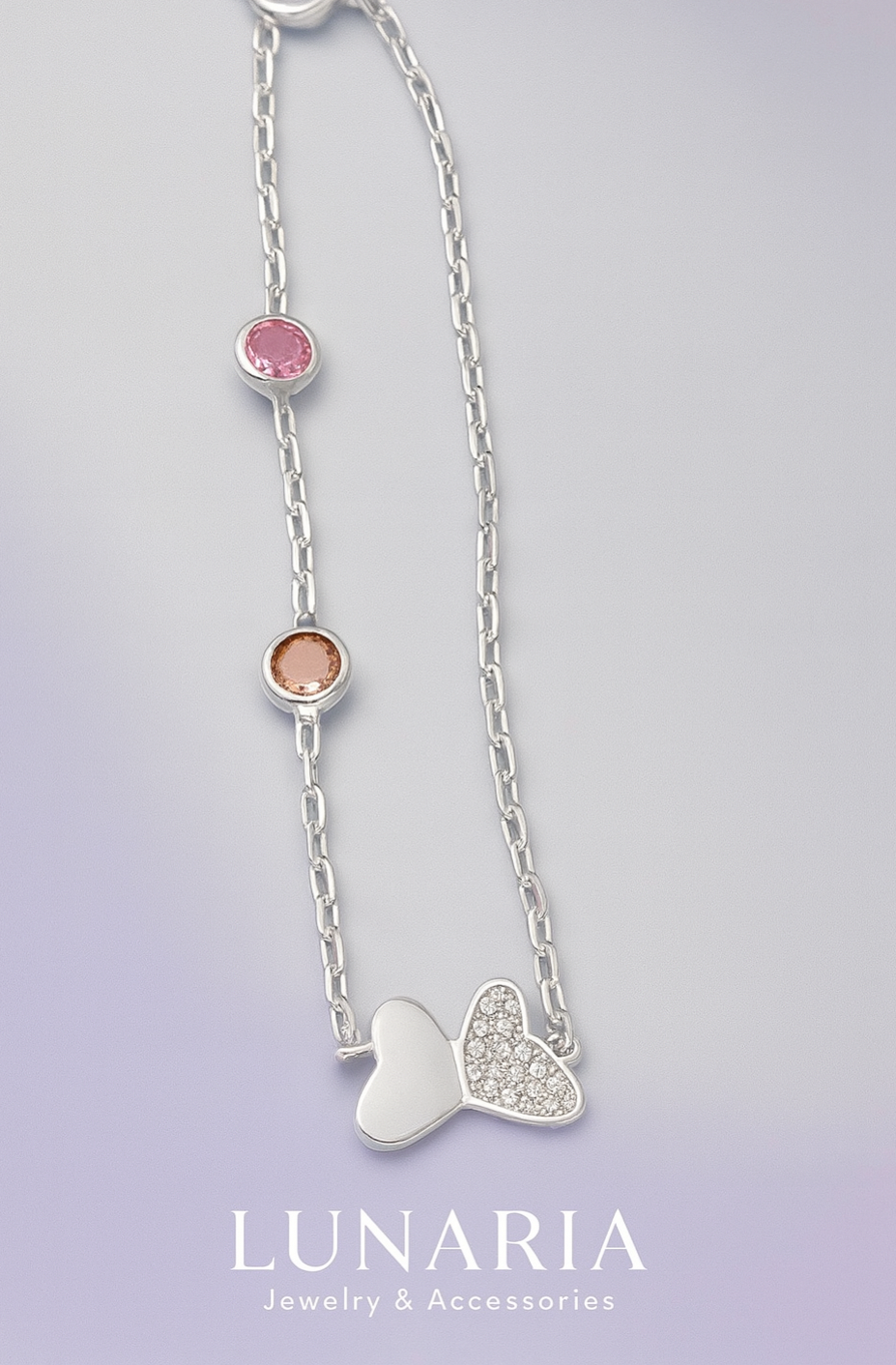 Pulsera de Mariposa Diamantada