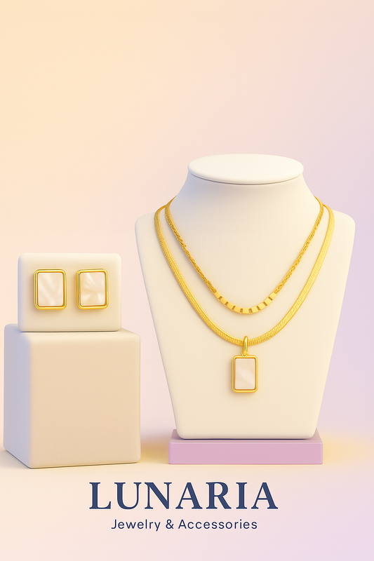 Set de Collar y aretes