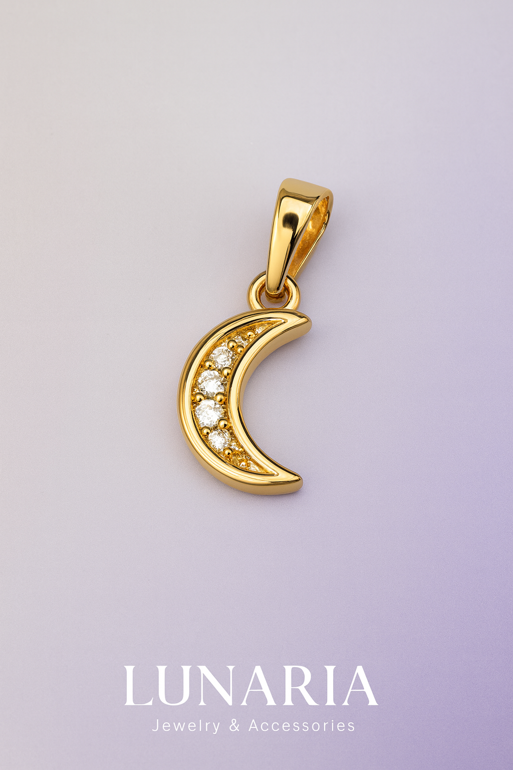 Dije de Luna Diamantada