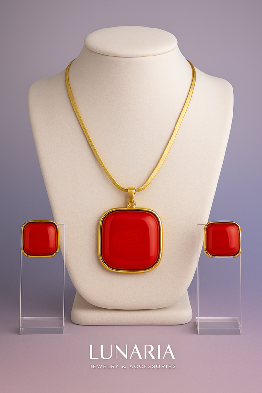 Set de Collar y aretes