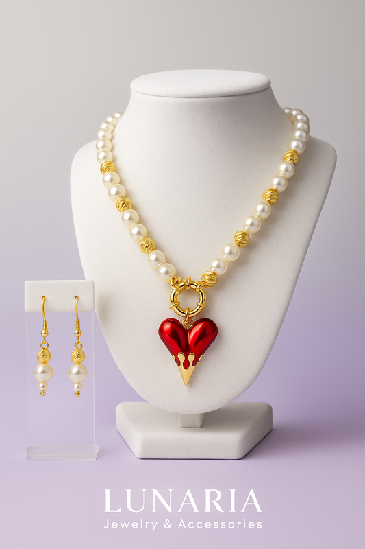 Set de Collar y aretes