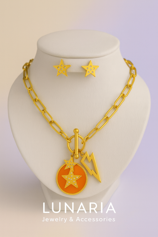 Set de Collar y aretes