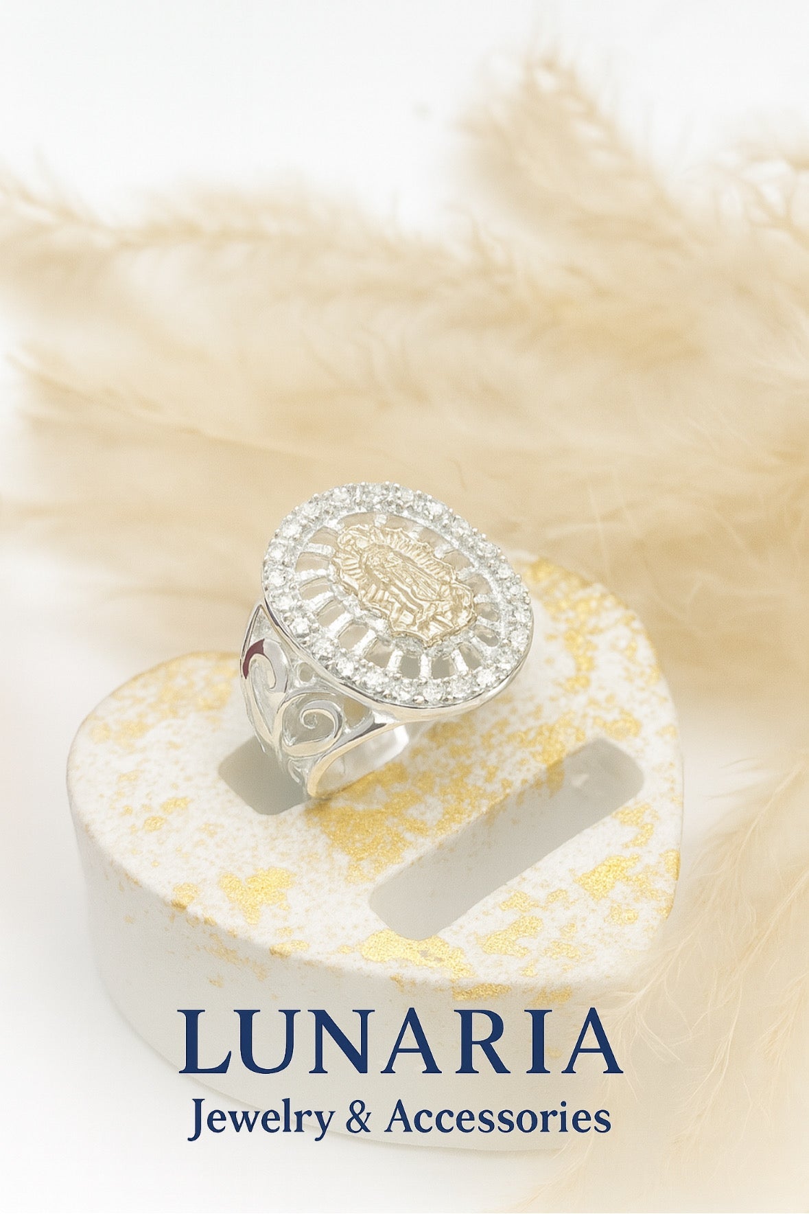 Anillo Placa Virgen de Guadalupe