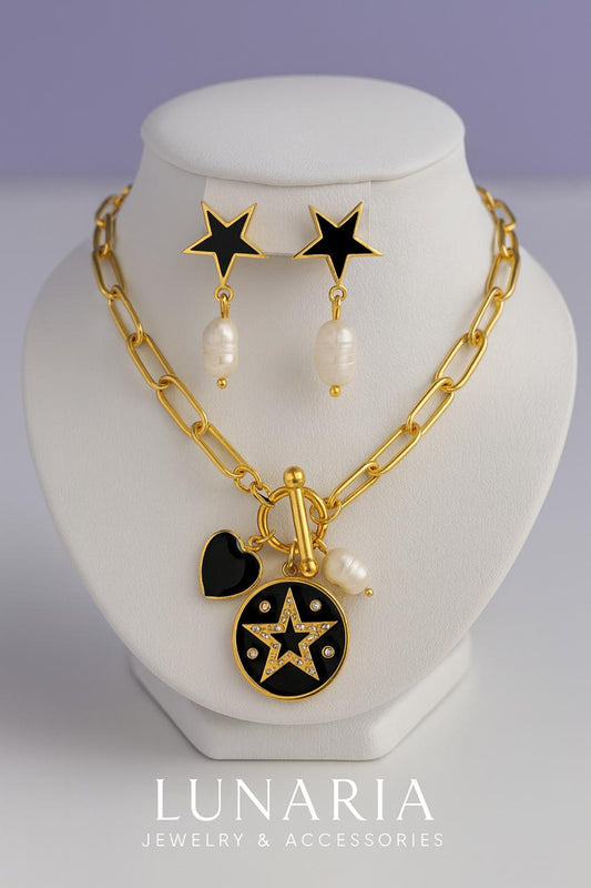 Set de Collar y aretes