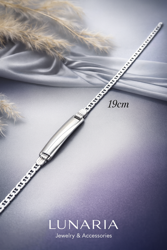 Esclava Tejido Plano con Placa