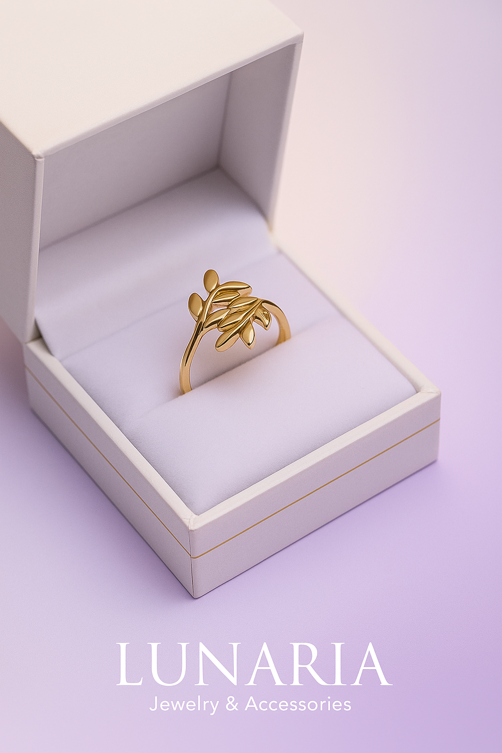 Anillo Enrredadera Dorada